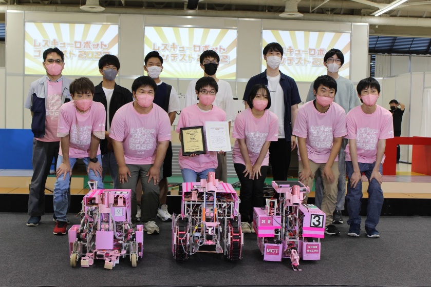 機械工学科の学生がレスキュー工学大賞を受賞しました．